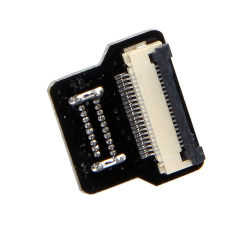 FPV 90 градусов вверх Угловой Micro HDMI Тип D Штекерный разъем для HDTV мультикоптера