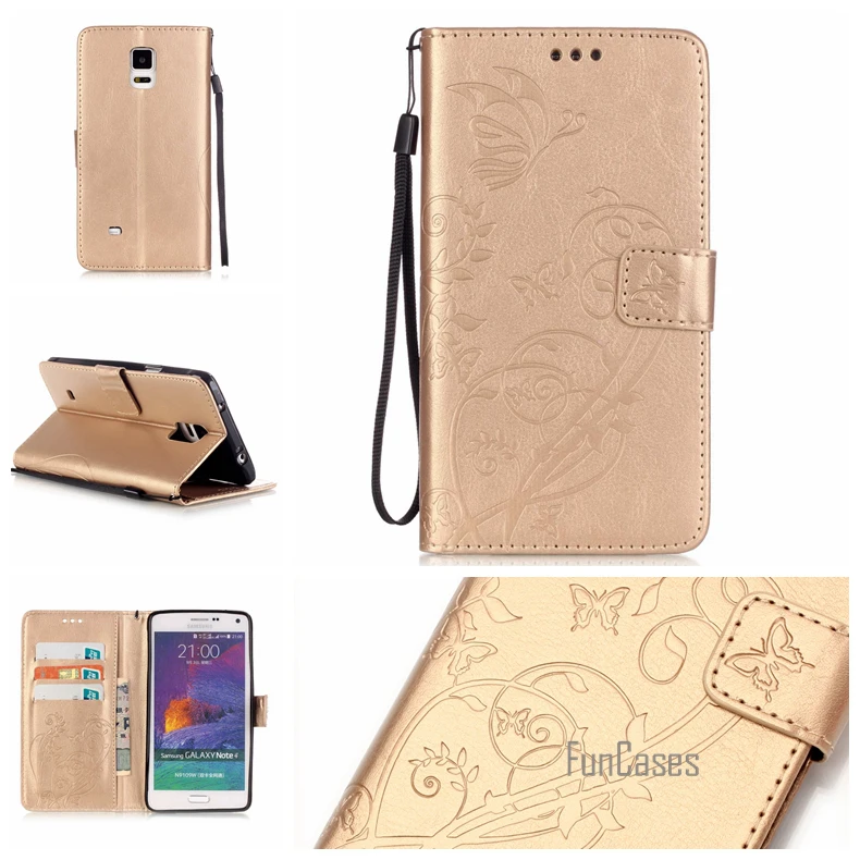 

Wallet Case for fundas Samsung Note 4 IV Cover Case for coque Samsung Galaxy Note 4 IV Case Note 4 IV N9100 N9108 N9108V + Stand