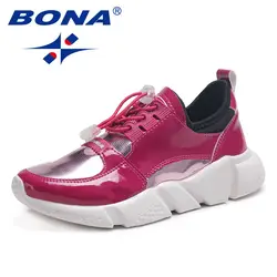 BONA/новый классический стиль, женские кроссовки на шнуровке, женская спортивная обувь, уличные кроссовки для бега, удобные мягкие