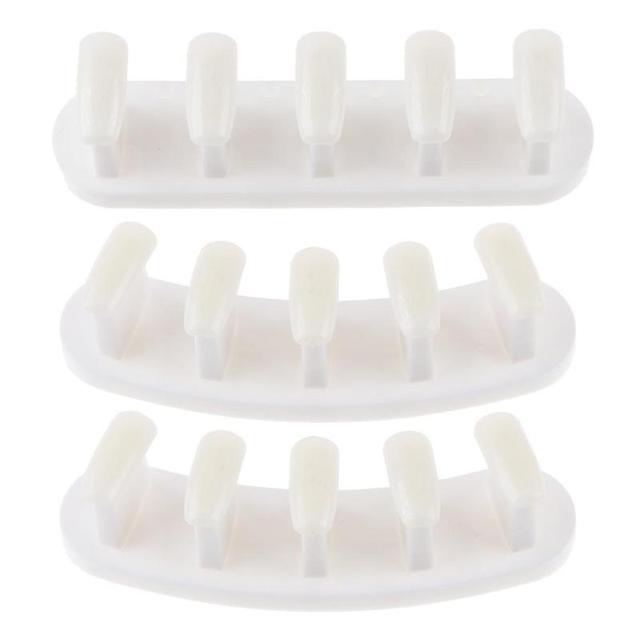 Nail Art Display Holder Practice Training Nail Polish Display Stand with 15pcs Nail Tips DIY Nail Art Salon Tools