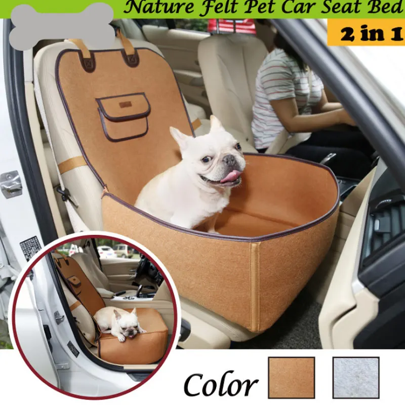 

Pet Dog Cat Safety Seat Cover Car Front Seat Mat Carrier for Dogs YU-Home