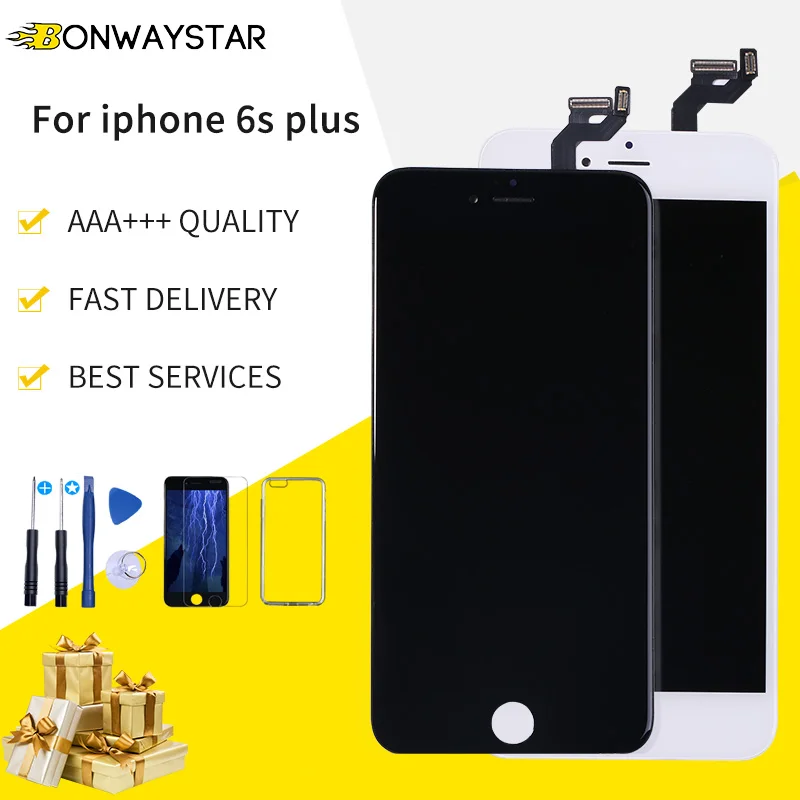 Замена ЖК-дисплея для iPhone 6 S Plus A1634 A1687 A1699 ЖК-дисплей дигитайзер сенсорного экрана
