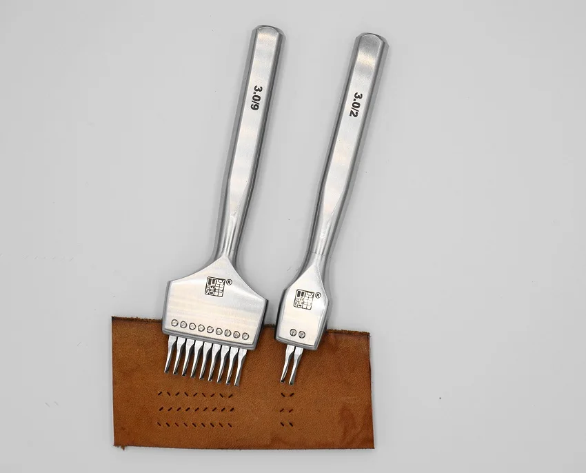 Prix Zhizhongzhengzao, fer à piquer, outils d artisanat en cuir, remplaçables à la fois positifs et négatifs, fer à piquer de style français européen