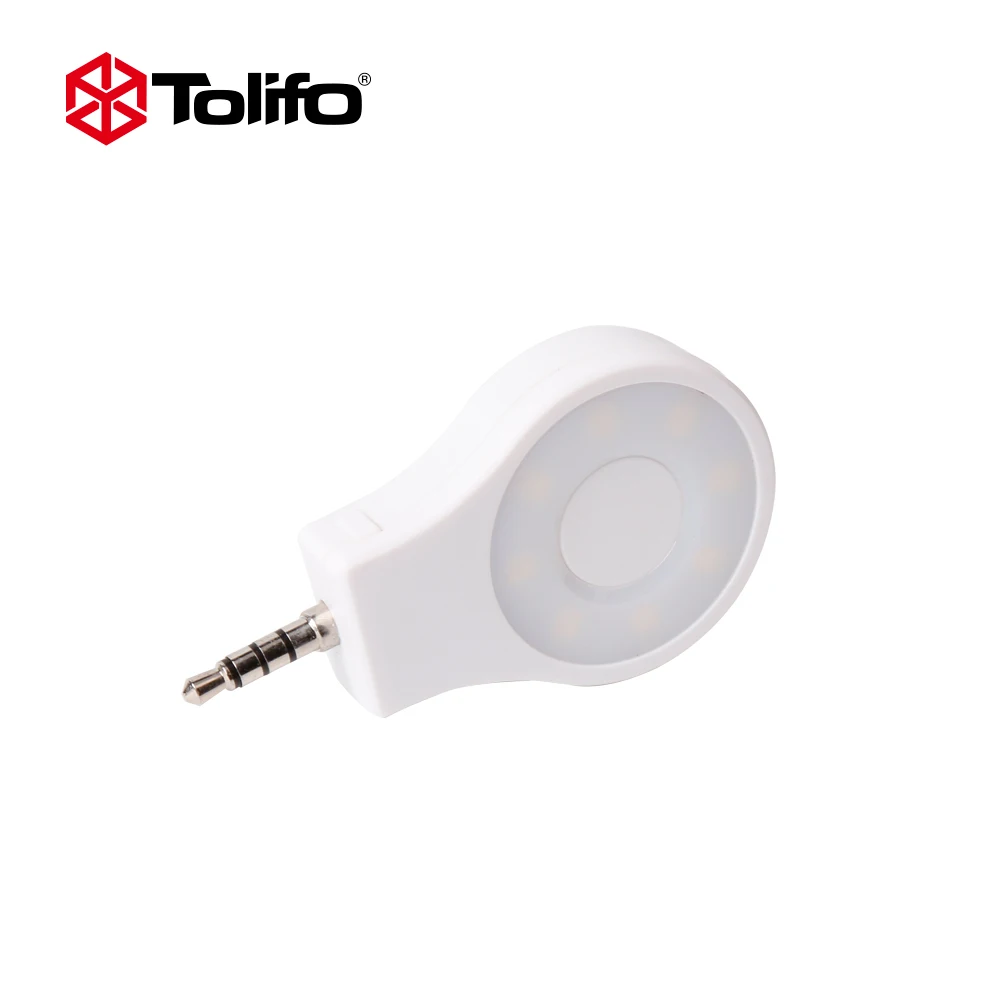 Tolifo HF0801 белый цвет селфи кольцо свет перезаряжаемые карманный прожектор для iPhone