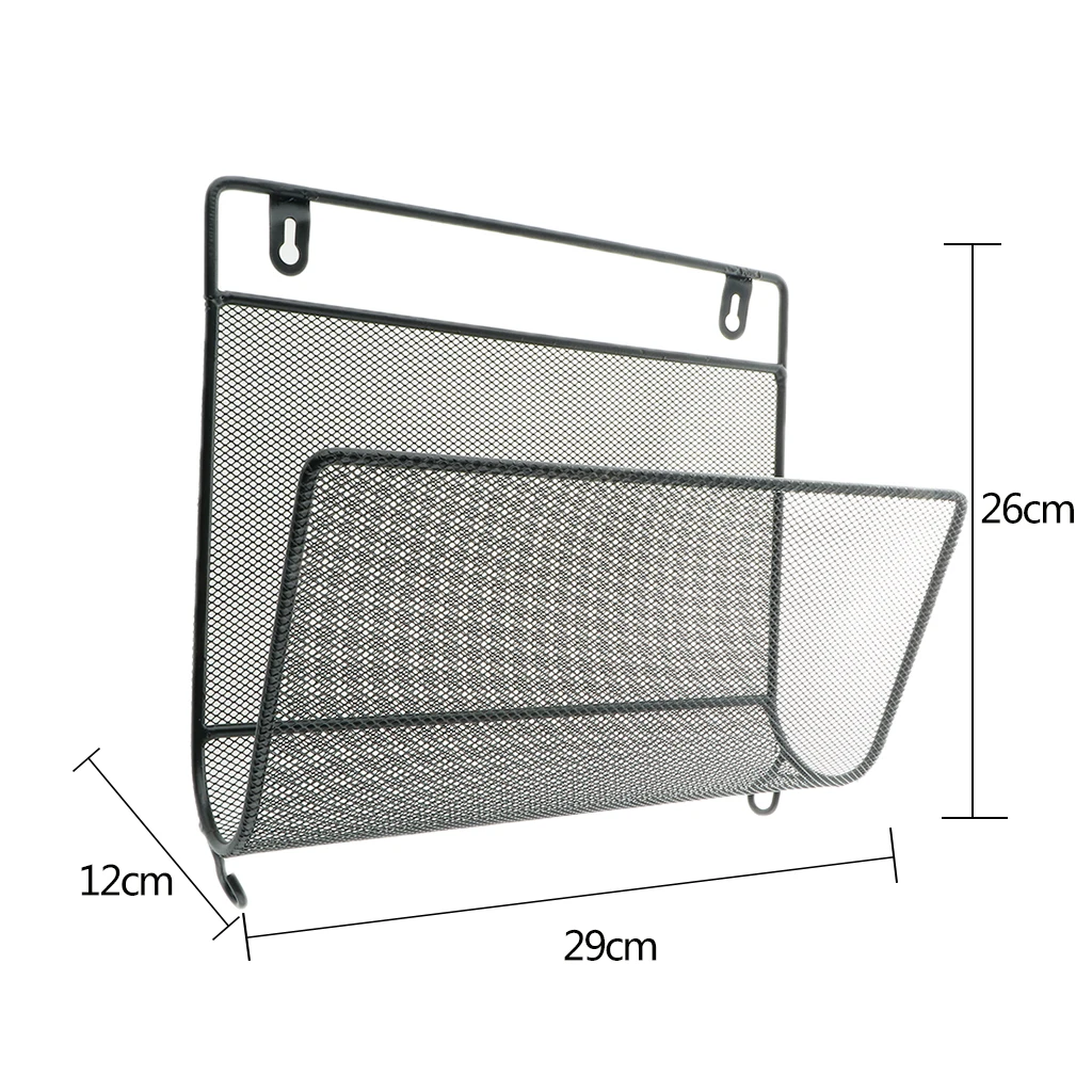 Железный журнальный стеллаж настенный газетные письма сообщения карты полка держатель для хранения для домашнего офиса