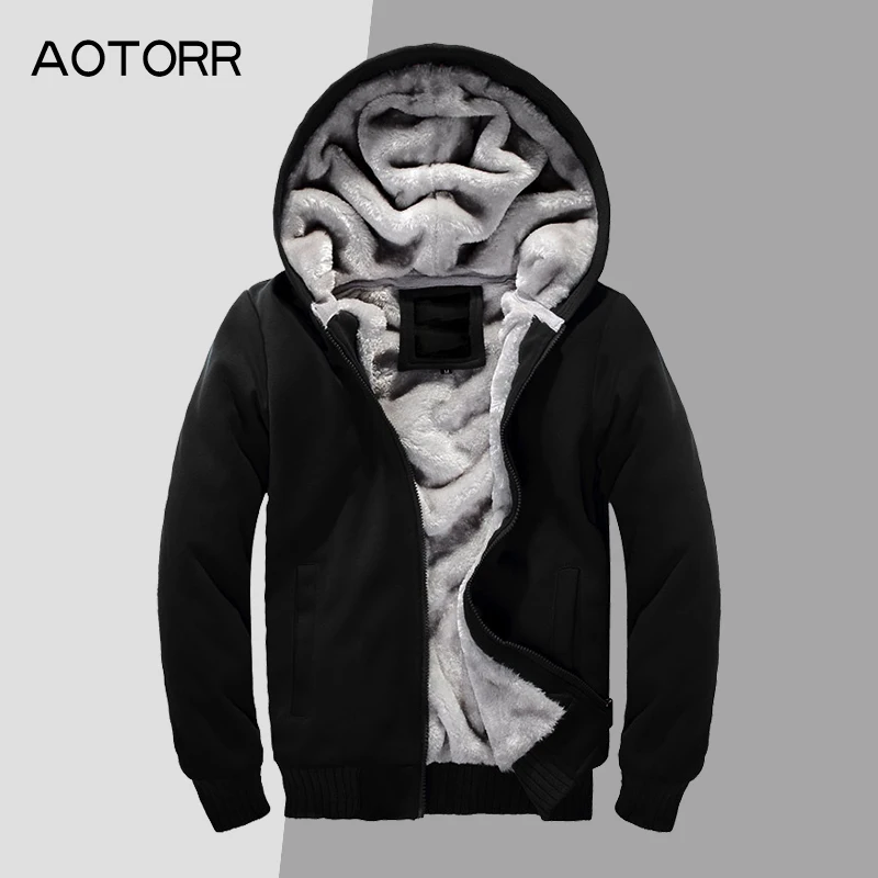 

2019 Men's Thicken Sweatshirt Male Winter Warm Coat Zipper Cardigan Hoody Man's Clothing Hoodies Men Fasion Hooded Casual JackeT