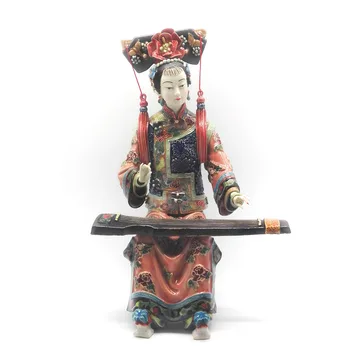 

Collectible Home Sculpture Arts Classic Ceramic Figurines Decorative Porcelain Angel Dolls Pottery Statues Chinese Culture