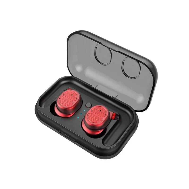 Shengtena TWS Bluetooth 5,0 наушники беспроводные наушники-вкладыши туры Беспроводные стерео Bluetooth наушники беспроводные для телефона - Цвет: Red
