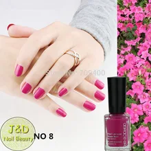 FOREVERJASMINE 10 шт. фиолетовый красный лак для ногтей сливы розовый ногтей Лаки 12 мл Роза фиолетовый лак для ногтей нетоксичный Peel Off роспись ногтей