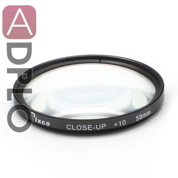 Highest Quality!!! Pixco 58mm Close-up Filter Ring +10 For SLR Camera/Digital Camera/Camcorder DV