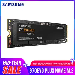 Samsung SSD 970 EVO Plus 250 GB 500 GB 1 ТБ NVMe M.2 2280 внутренних твердотельный жесткий диск 970 Evo Plus SSD PCIe 3,0x4, NVMe 1,3