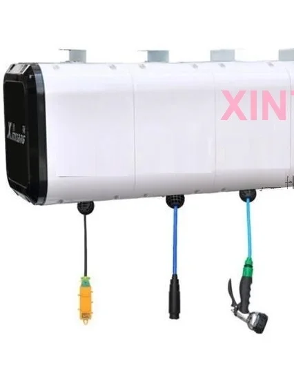 3 комбинированных бака, композитная коробка автомобильной воды воздуха Электрический источник питания шланга катушка, мойка автомобиля - Цвет: X08A0012