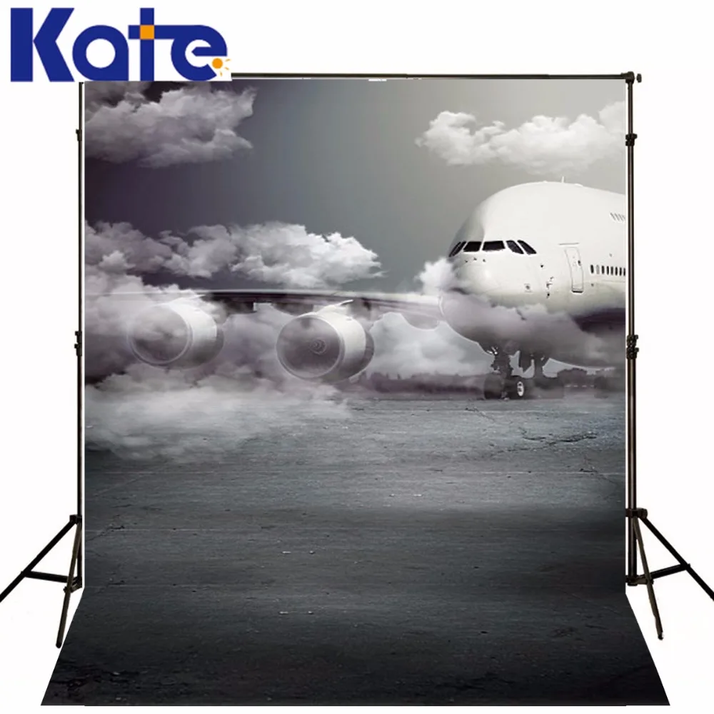 

New Arrival Background Fundo Aircraft Take Off Clouds 300Cm*200Cm(About 10Ft*6.5Ft) Width Backgrounds Lk 2597