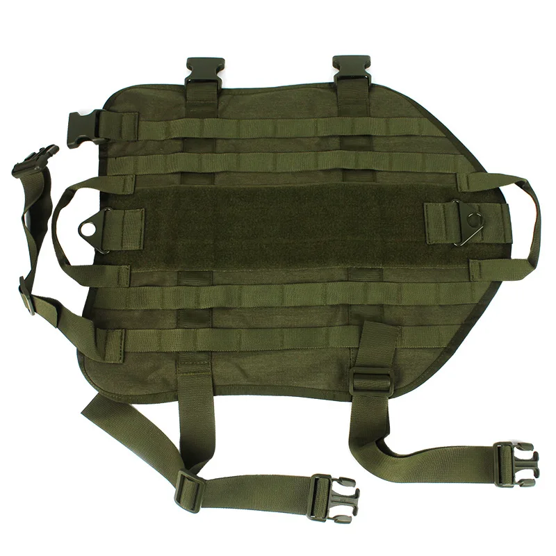 CQC 1000D Molle тактический жилет для собак K9 военная одежда для собак, шлейка для страйкбола пейнтбола охотничий тренировочный жилет