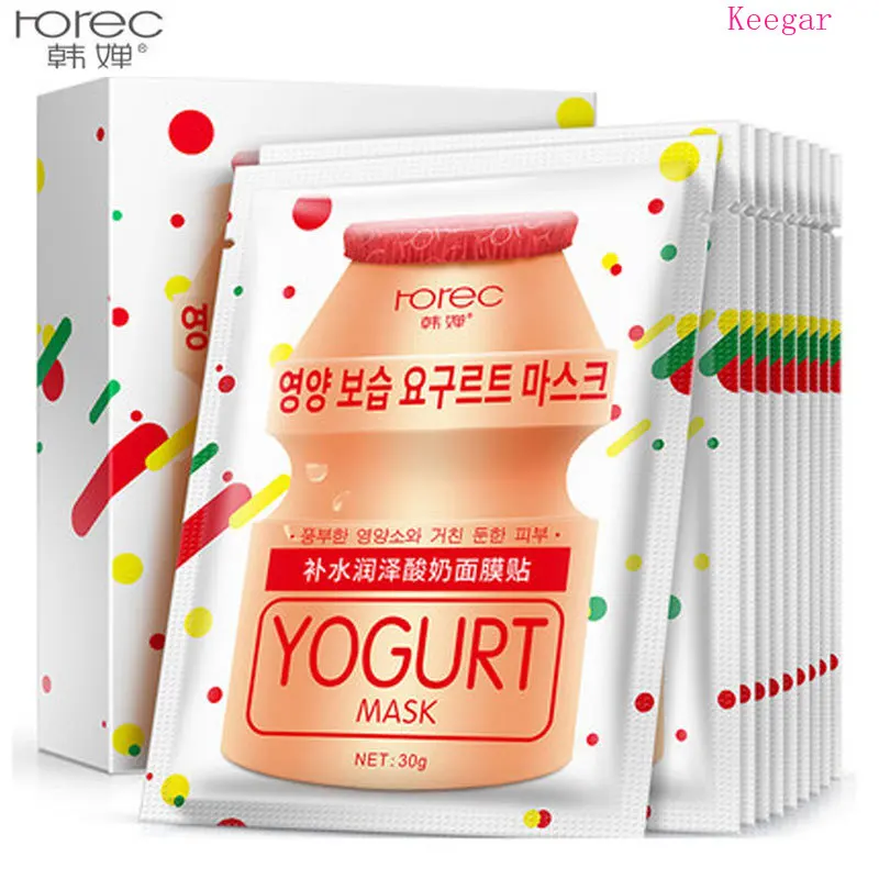 

Rorec Yogurt facial Mask Brightening Hydrating Anti-Aging Oil-control Whitening Moisturizing Face Facial Mask Skin Care