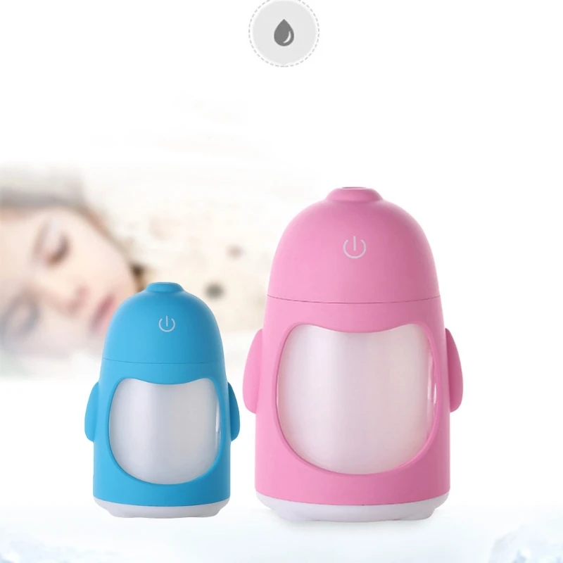 

Free_on LED USB Humidifier Mini Aroma Diffuser Air Humidifiers with Aroma Lamp