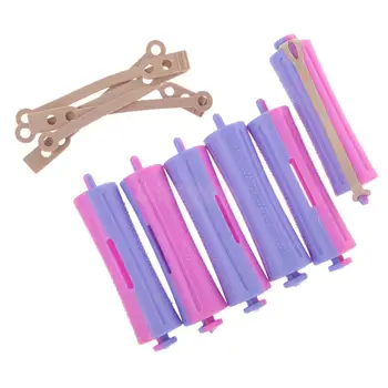

6 Pieces Hair Grip Curlers Rollers Salon Hairdressing Styling Tool 1.8x9 cm