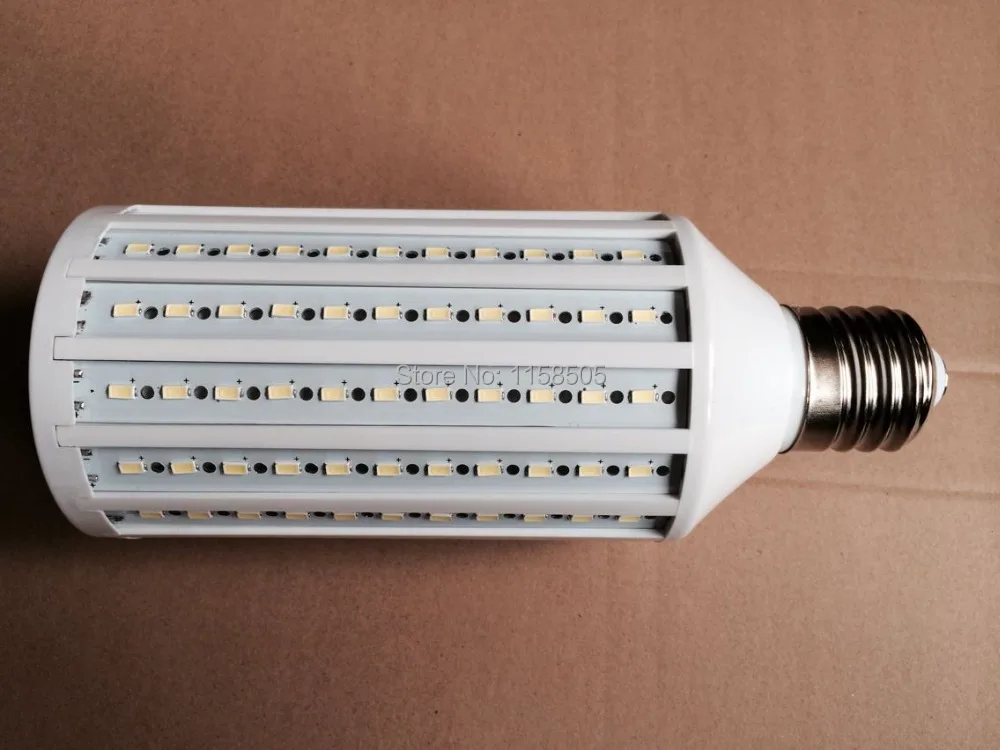 Высокая яркость 55 Вт Светодиодная лампа E40 176 SMD 5730 AC110/220 V теплый белый холодный 1
