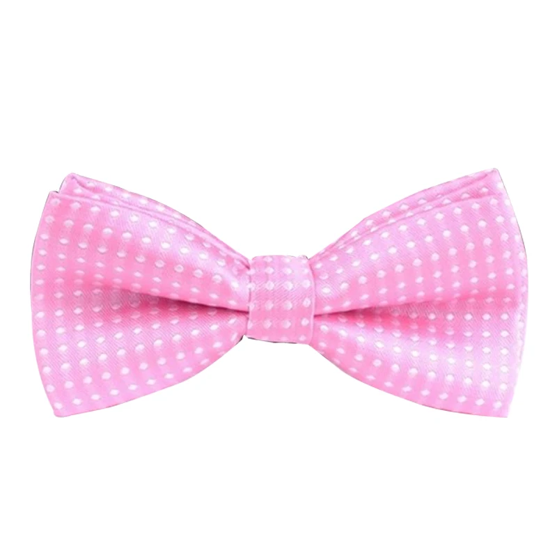 b04 Pink kid Галстук-бабочка для мужчин, Официальный галстук для мужчин, деловой Свадебный галстук-бабочка для маленьких мальчиков, мужская рубашка в горошек, подарок, PSJ0175 - Цвет: b04 Pink kid