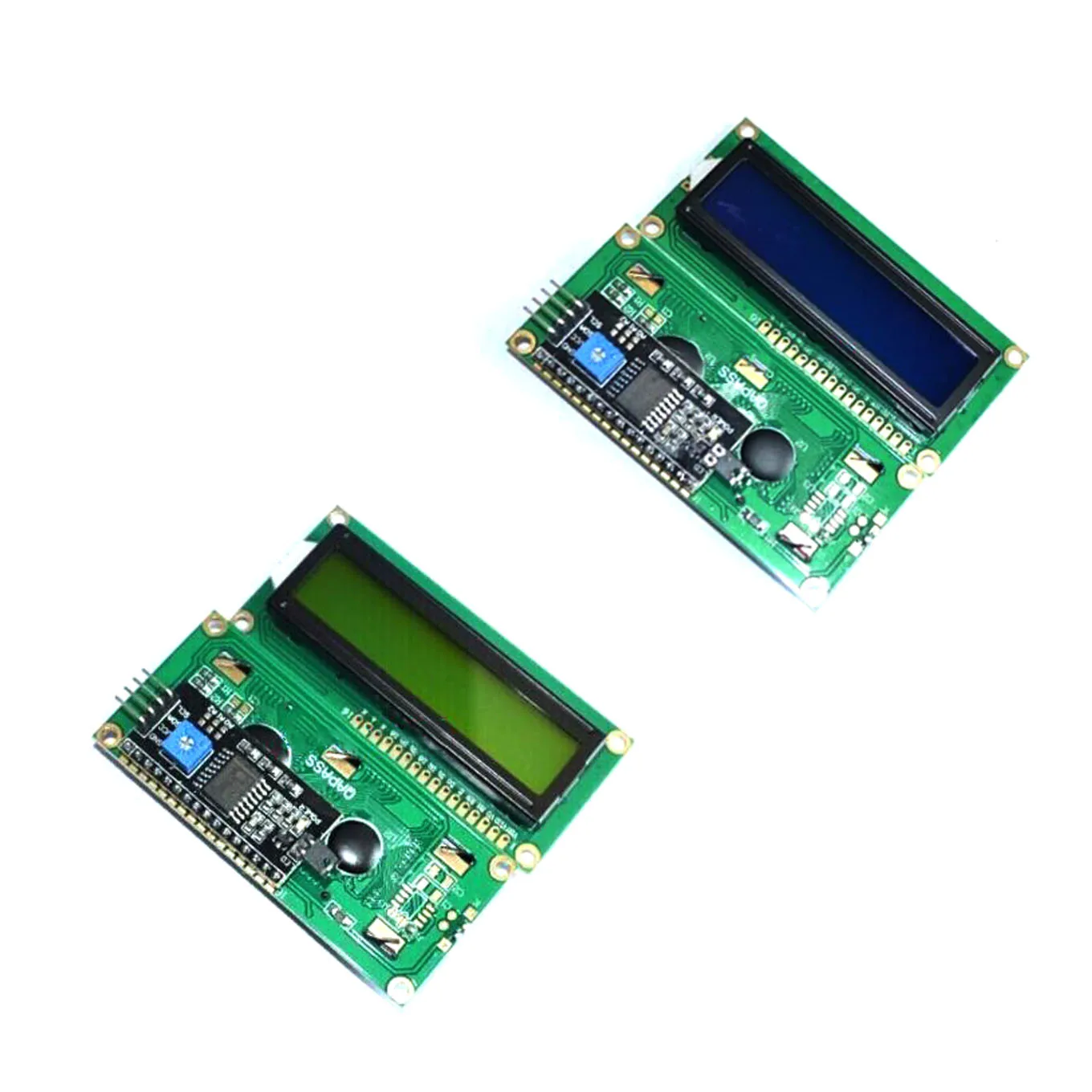 Модуль адаптера LCD 1602 + I2C синий/зеленый экран PCF8574 IIC/I2C 1602|Интегральные схемы| |