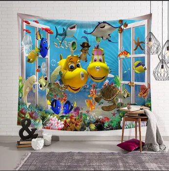 

Nordic ins blast hanging cloth art wall Tapestry Tapestry home Decoration Mural window