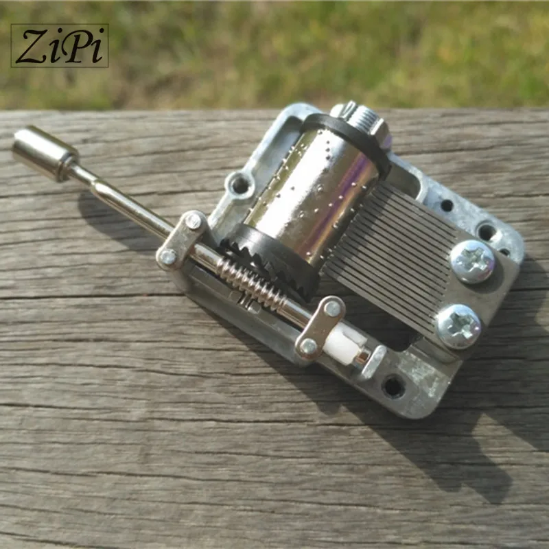 Zipi 25 шт./лот Серебряная самодельная Музыкальная шкатулка с механизмом сделай сам