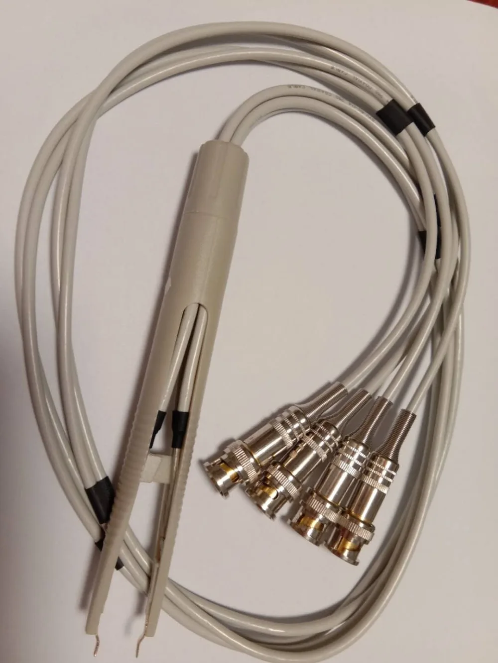 

SMD Test Clip Probe for LCR Meter with 4 BNC Wire White Color 1 set per Lot