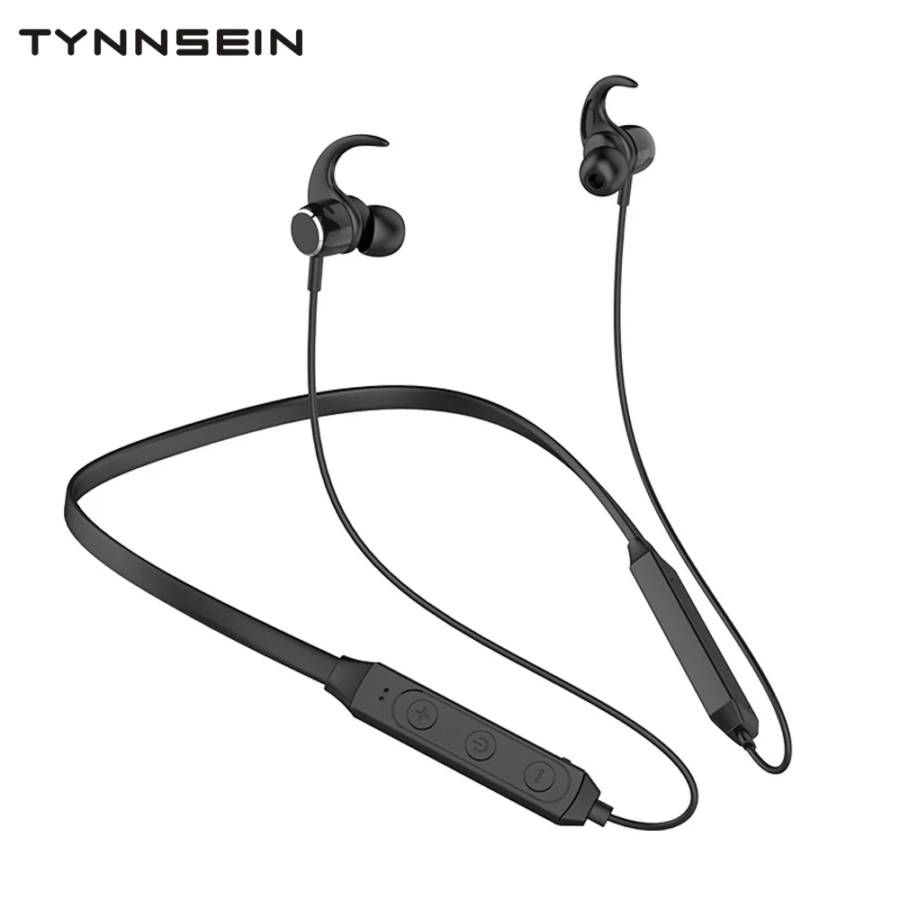 

TYNNSEIN Bluetooth Earphone Built-in Mic Wireless Headphone Stereo Bass Headset Lightweight Sport Neckband Earbuds for phone M25