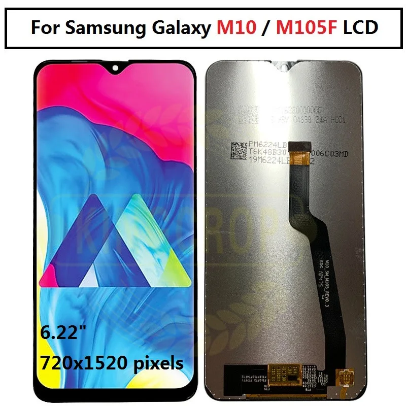 ЖК дисплей с сенсорным экраном и дигитайзером в сборе для Samsung Galaxy M10 2019 SM M105 M105F
