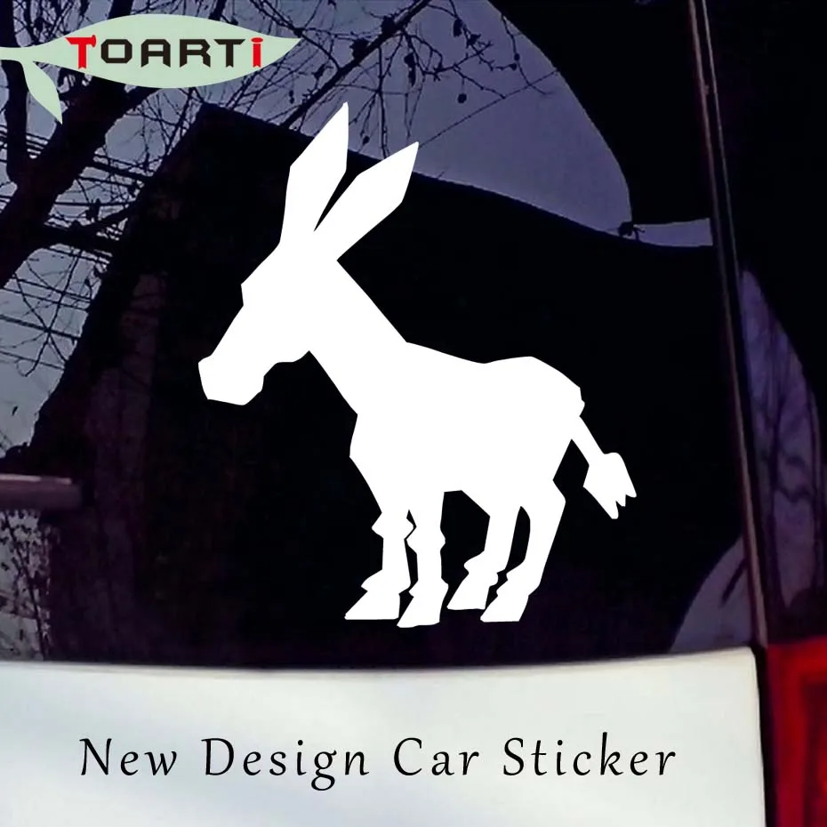 Little Donkey Vinyl Decals Car Truck Laptop Sticker Cute Donkey Car