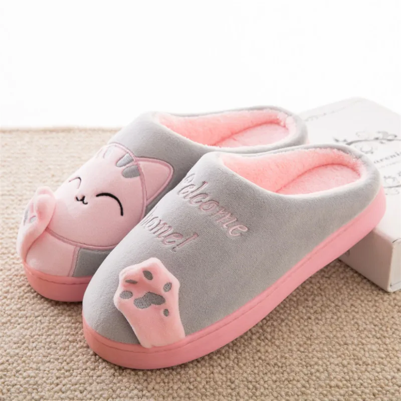 Женские зимние домашние тапки теплые плюшевые высокого качества|home shoes women|home