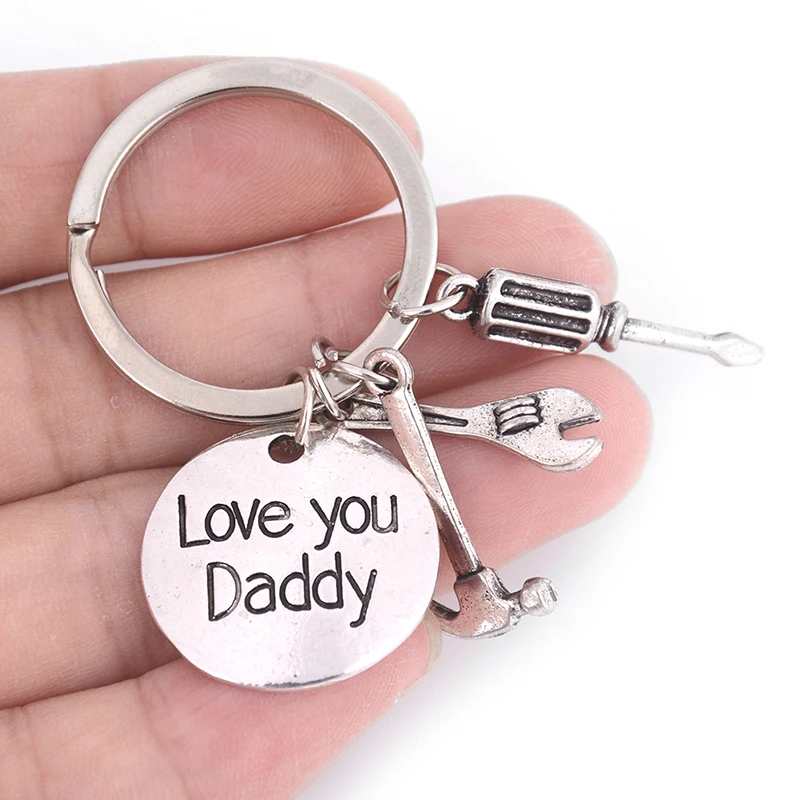 Love You Daddy Keychain Fashion Men