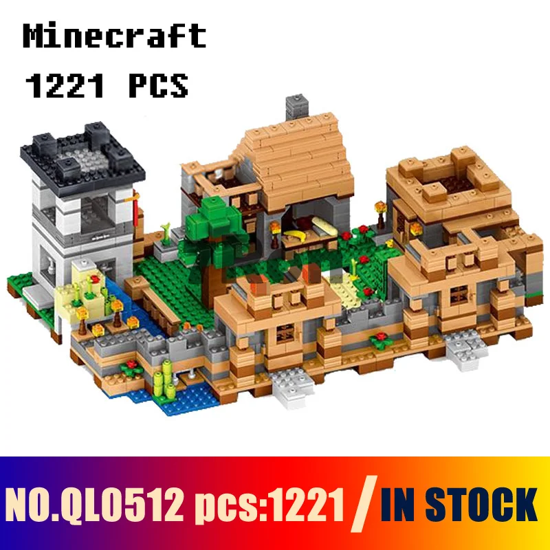 

Model building toys hobbies 4in1 My World Dream Village QL0512 Compatible With lego Blocks minecraft Educational DIY Bricks