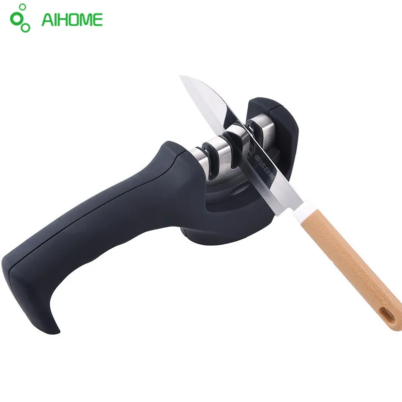 

Professional Pull Through Manual Diamond Tungsten Steel Carbide Knife Sharpener Kitchen Sharpening Tool