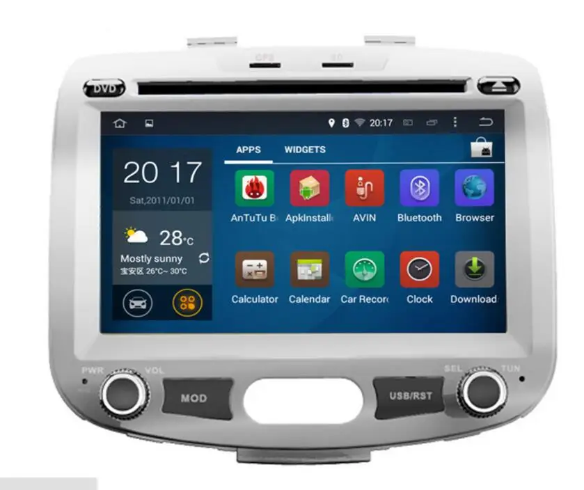 2016 NEW Android Car DVD Player For Hyundai I10 Car audio (2008 2013