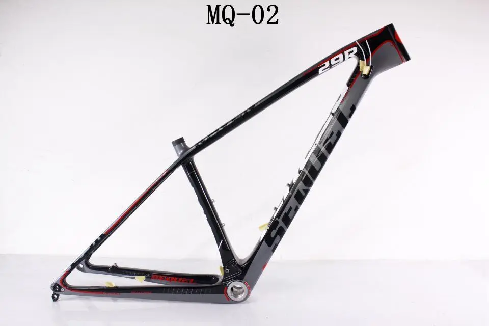 Flash Deal 2019 greatkeen bike mountain bike frames SE-02 SEQUEL LOGO 15/17/19 inch carbon mtb frame with Aliexpress shipping cheap 3