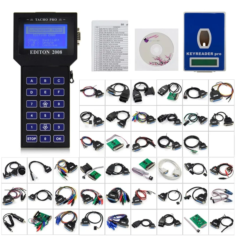 

Unlock Version Odometer Correction Universal Dash Programmer Super TACHO PRO 2008 Mileage Correction Tool Free Shipping