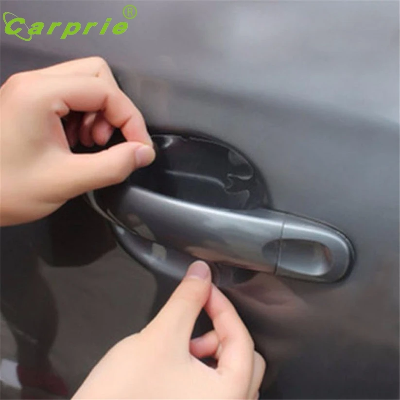 

Car-styling Carprie 4pcs Car Universal Clear Side Door Handles Paint Scratches Protective sticker hood car protective film L0515