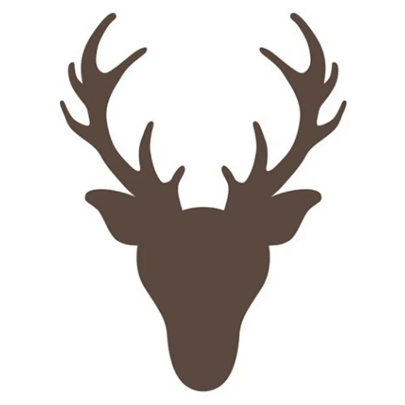 

Hemere Deer head Cross stitch Metal Cutting Dies Stencil for DIY Scrapbooking Paper Album Card Craft Embossing Dies Cut