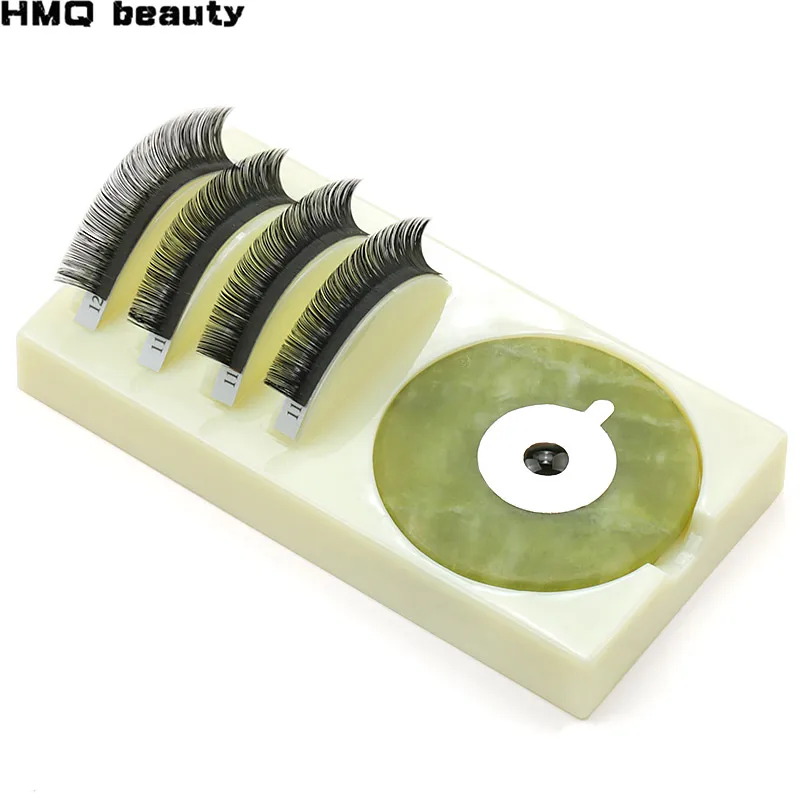 

1PCS 2in1 False Eyelashes Stand Pad Glue Pallet Lash Holder Pad Individual High Quality Acrylic Eyelash Extension Essential Tool