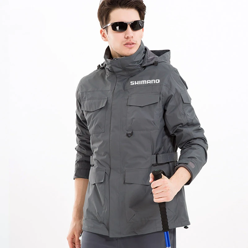 

Hunting Jacket Men Warm Two-piece Set Windproof Waterproof Winter Protection Clothes Windbreaker Fishing Jackets Fishing Coat