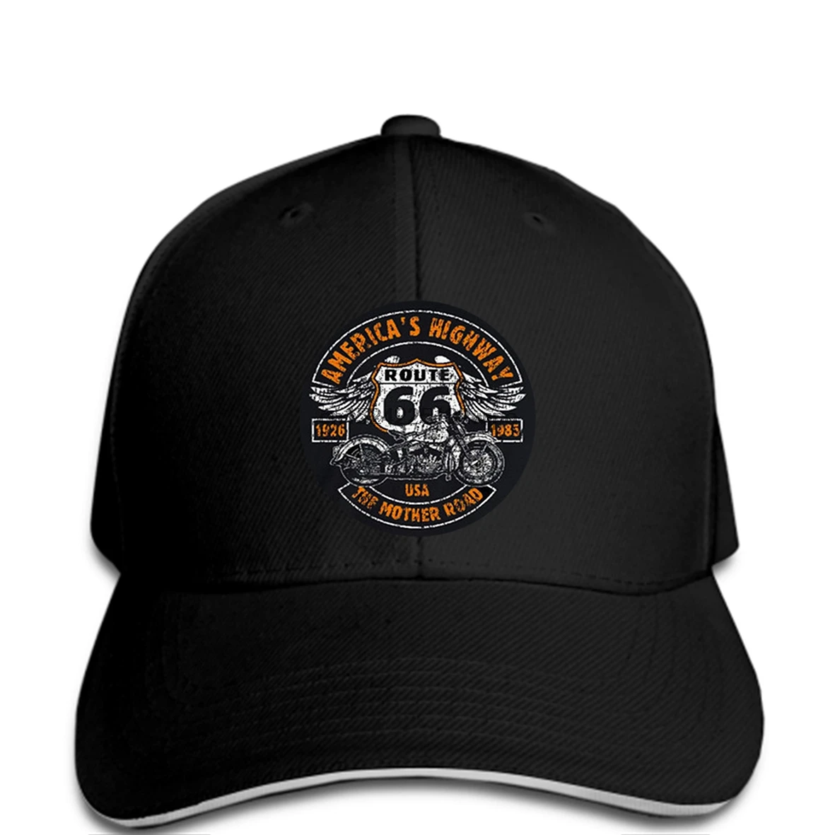 

Fashion Men's Summer Baseball cap Route 66 America Highway Classic cool Vintage