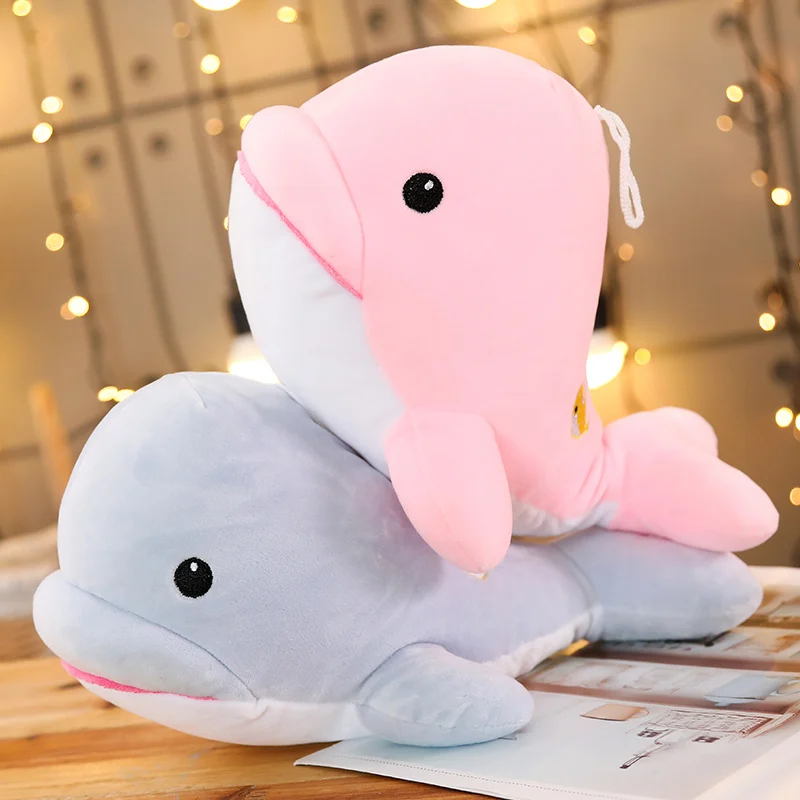 Милая игрушка-брелок плюшевый дельфин мягкая набивная кукла морские животные игрушки Мультяшные рыбки куклы для ребенка Удобная игрушка