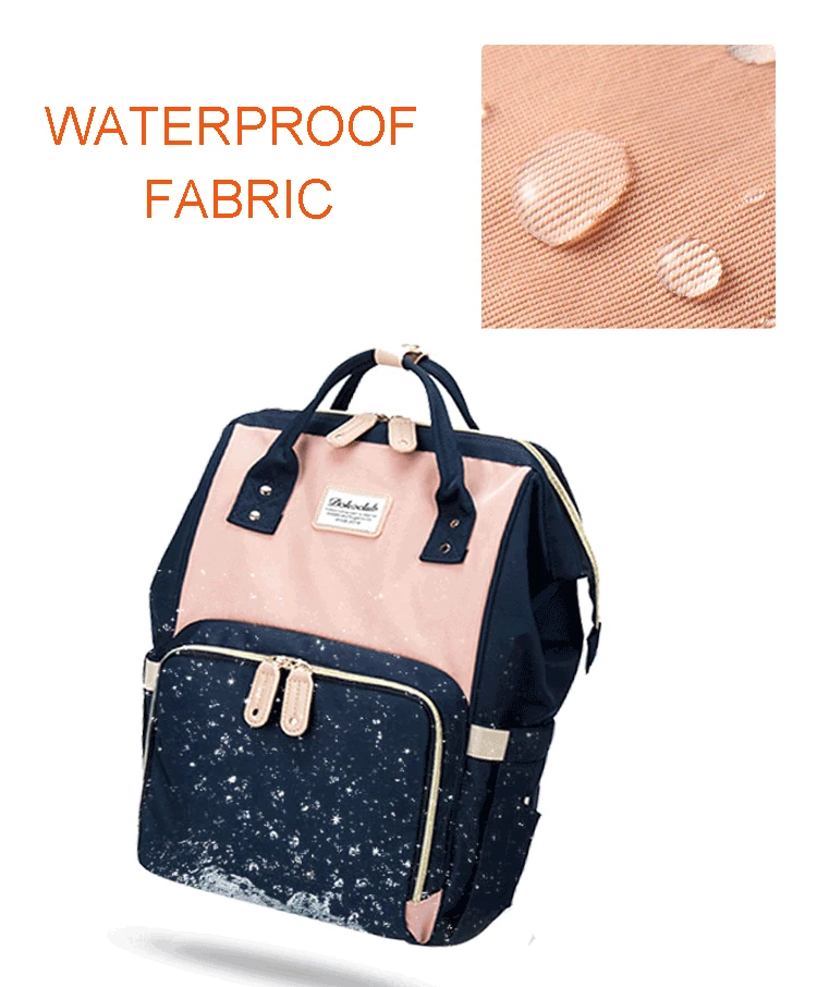 Большой Ёмкость модная Мумия для подгузников Сумка для подгузников рюкзак для путешествий, сумка-рюкзак для ухода за ребенком Женская мода сумка