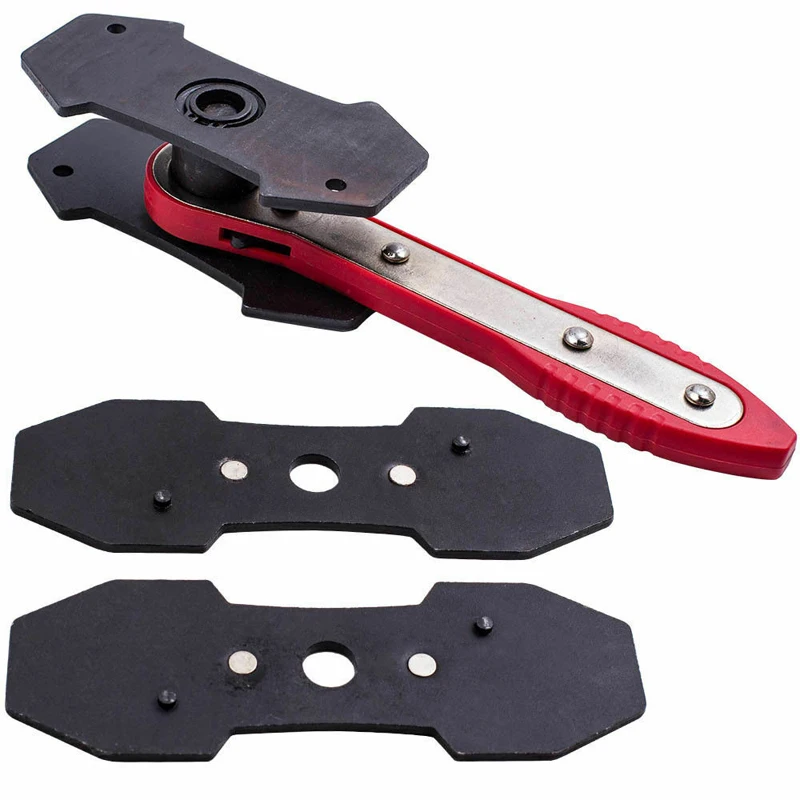 

1pc Ratcheting Brake Caliper Piston Spreader Press Tool Ratcheting Caliper Spreader With Steel Plate