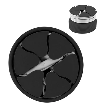 

Earbuds Holder Cable Earphones Wrap Soft Silicone Earphone Winder Protector Case Headphones Keeper Cord Storage Box