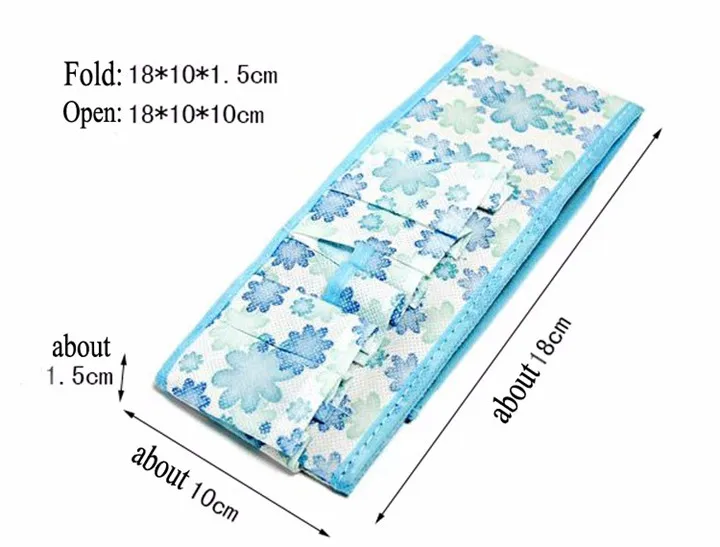 1 1 Pcs Foldable Non-woven Storage Box Make up Cosmetic Desktop Jewelry Box Storage Box Stationery Make Up Organizer Cosmetics Box