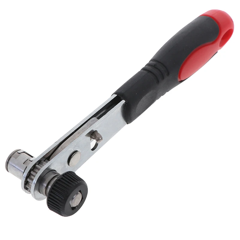 JETTING Hot Sale Mini Rapid Ratchet Wrench Small 1/4" Screwdriver Rod Quick Socket Wrench Tools Red