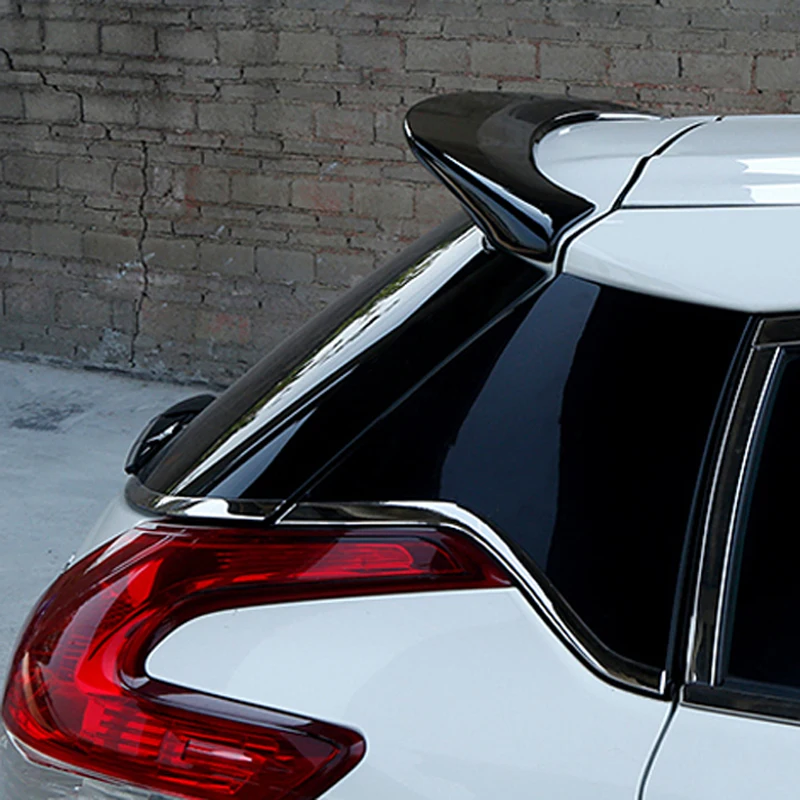 

ABS Plastic Unpainted Primer Color Tail Wing Fit For Toyota Yaris Rear Trunk Roof Spoiler 2014-2017 Car Decorated