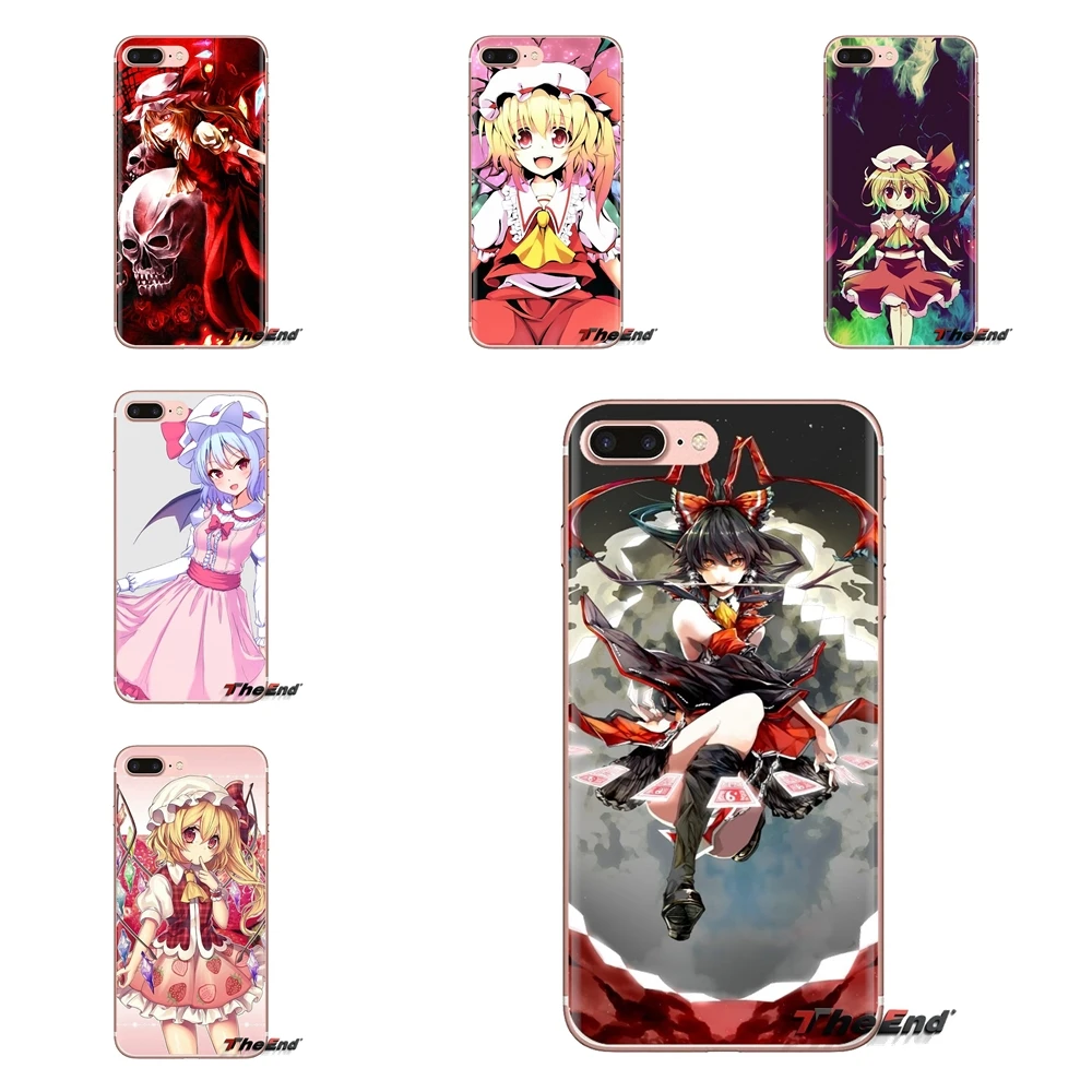 

For Huawei Mate Honor 4C 5C 5X 6X 7 7A 7C 8 9 10 8C 8X 20 Lite Pro Soft Transparent Cases Covers anime touhou scarlet eyes